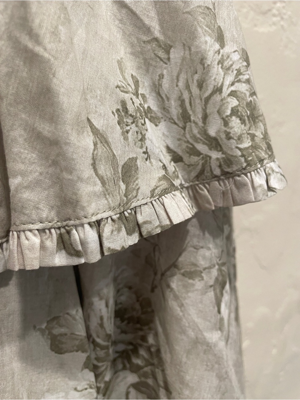 V. Chapman Sage Floral Lace-Up Maxi Dress NWT Size 12 - Picture 10 of 16